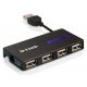 Карманный USB 2.0 концентратор D-Link DUB-104 в Фрязино, USB хаб DLink DUB104 (Фрязино)