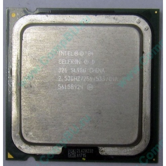 Процессор Intel Celeron D 326 (2.53GHz /256kb /533MHz) SL98U s.775 (Фрязино)